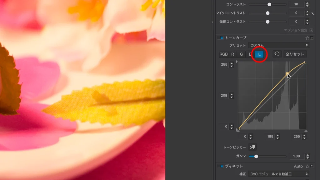 DxO PhotoLab 8 の スクショ