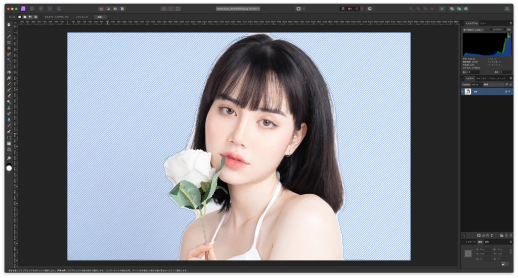 Affinity Photo 2.6 のスクショ