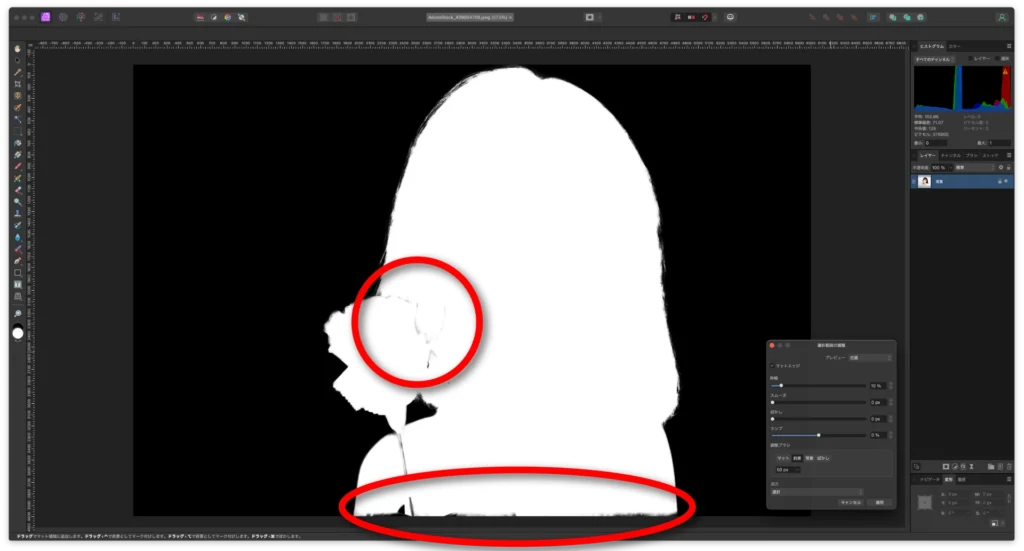 Affinity Photo 2.6 のスクショ